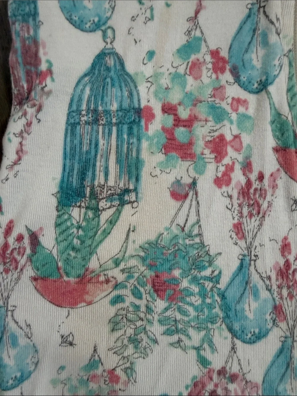 Burt’s Bees Baby 12M Succulent Floral Footed Sleeper